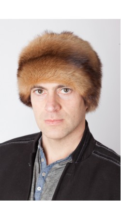 Polecat fur hat